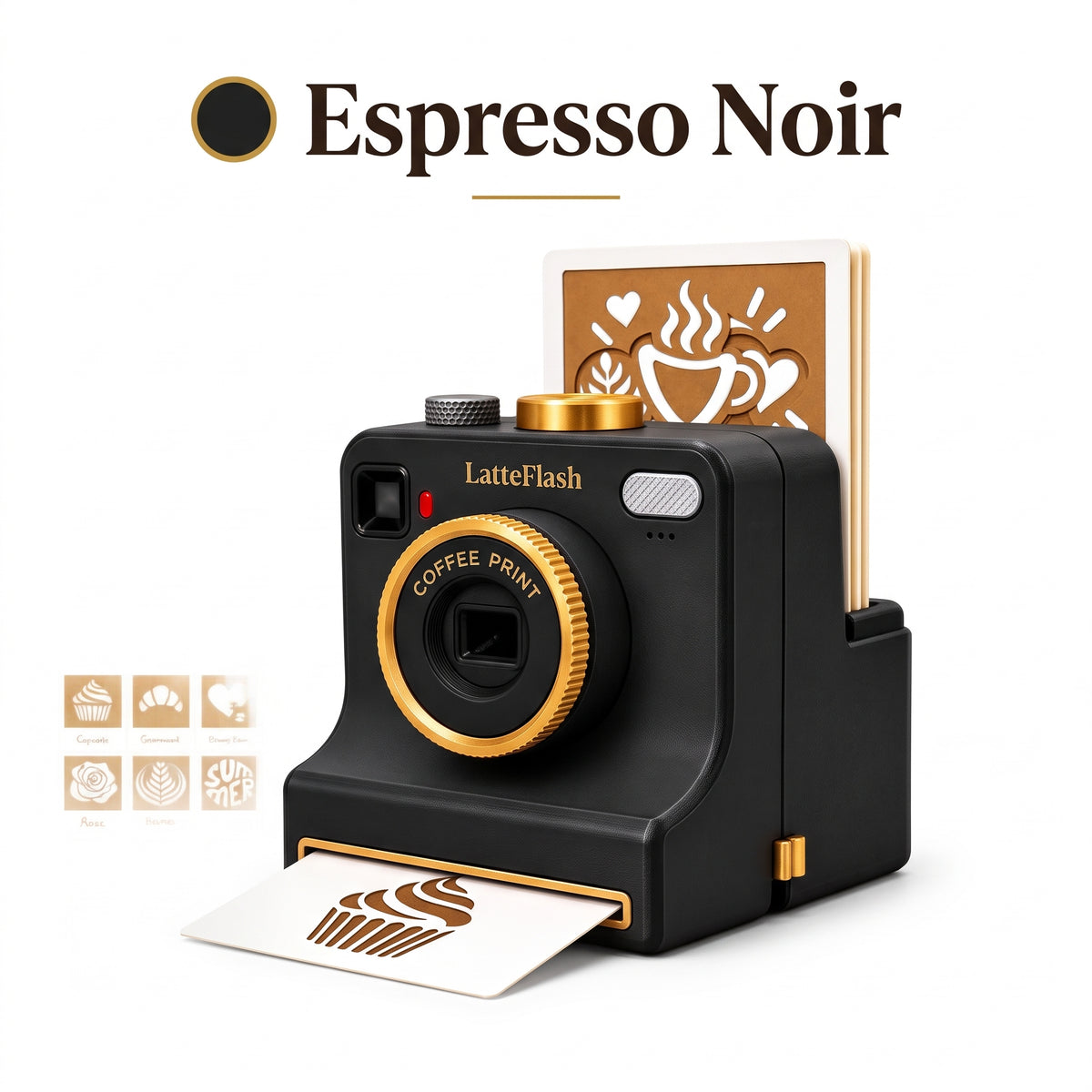 Café-Style Coffee Art in One Press