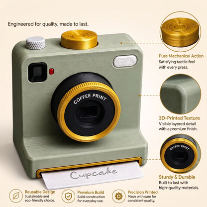 Café-Style Coffee Art in One Press